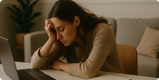 Persistent fatigue that impacts your daily life and productivity