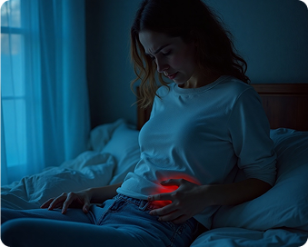 Digestive discomfort and irregular cycles that disrupt your life
